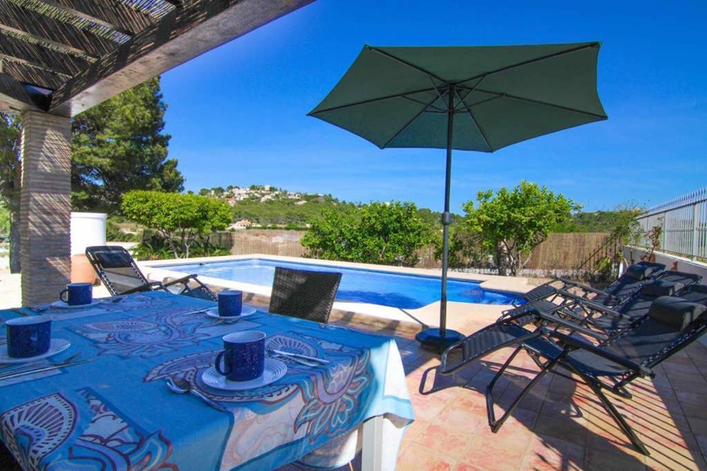 Chalet con piscina privada en Calpe - Terrasala Casas de Torrat Exterior foto